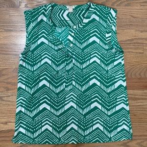 J Crew Sleeveless Blouse